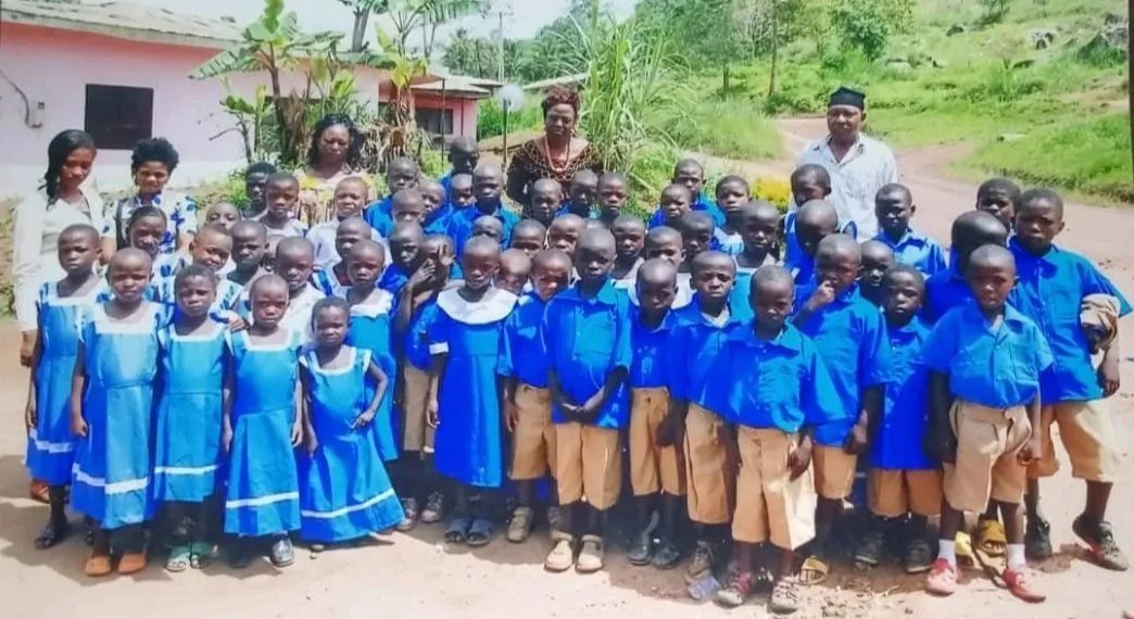 Children in Wum supported by FADOA